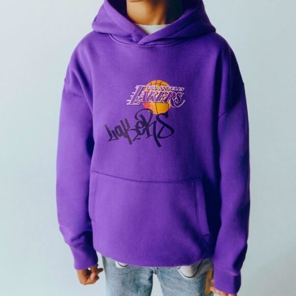 Zara Kids Lakers NBA TM Sweatshirt from Early 2022-Size 10 - Picture 1 of 12